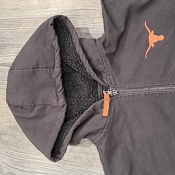 TEXAS Longhorns Full Zip Hooded Jacket Size Small - Picture 2 of 5